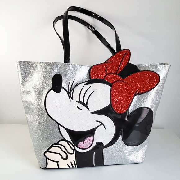 Authentic Disney x Danielle Nicole Minnie Rocks the Dots Tote Bag - Picture 1 of 10